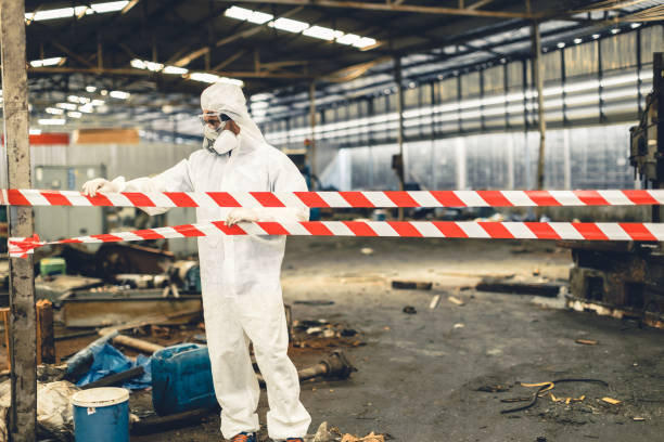 Professional Biohazard technician working in Lewiston, ME